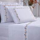 Jogo Lençol Queen 4 Peças 100% Algodão 400 Fios (Cor Palha)