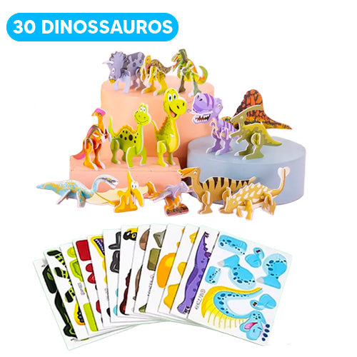 Bichinhos de Montar - Mini Quebra-Cabeça 3D